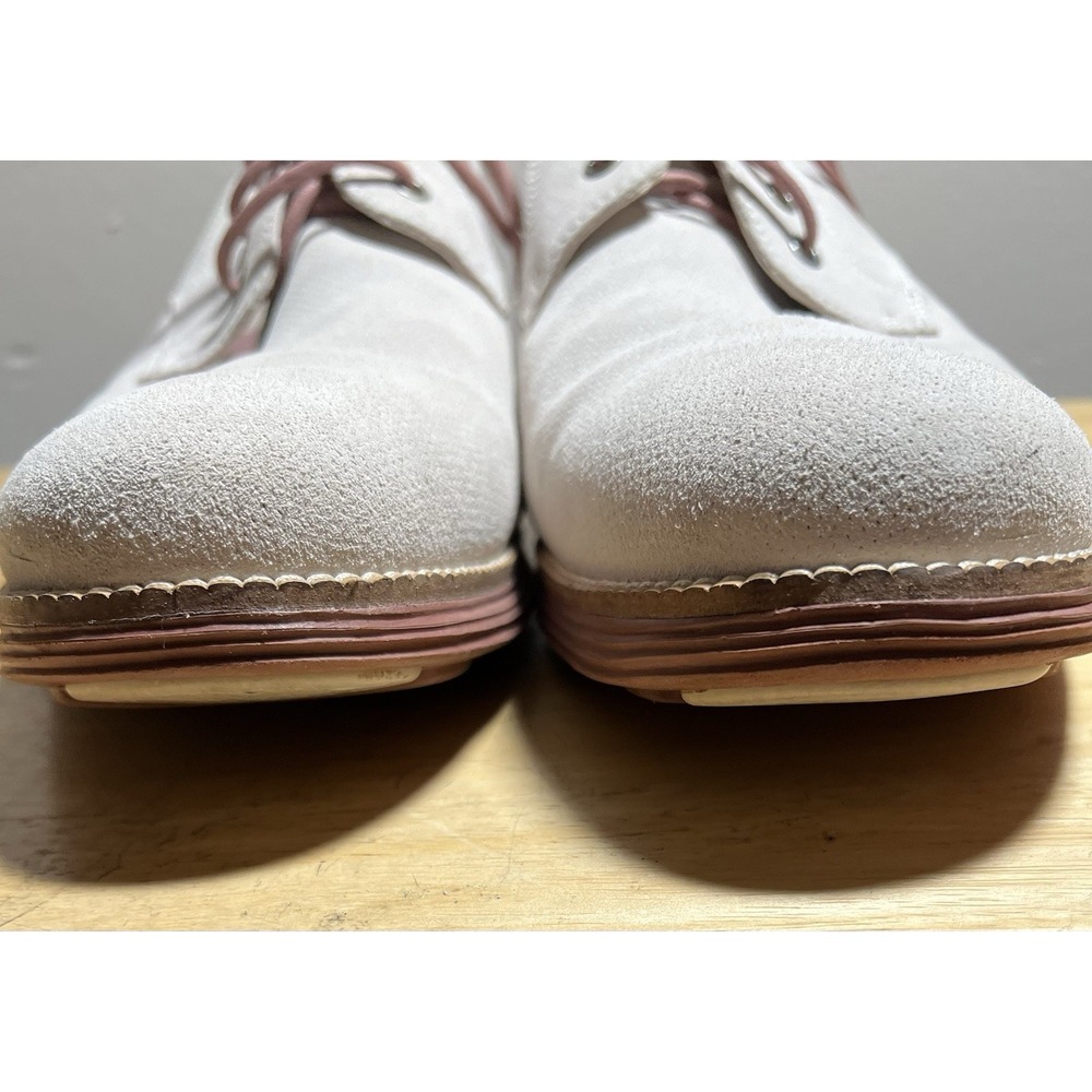 Cole Haan Original Grand Mens 12 Gray Suede Oxford Shoes Lightweight Comfort - Picture 9 of 12